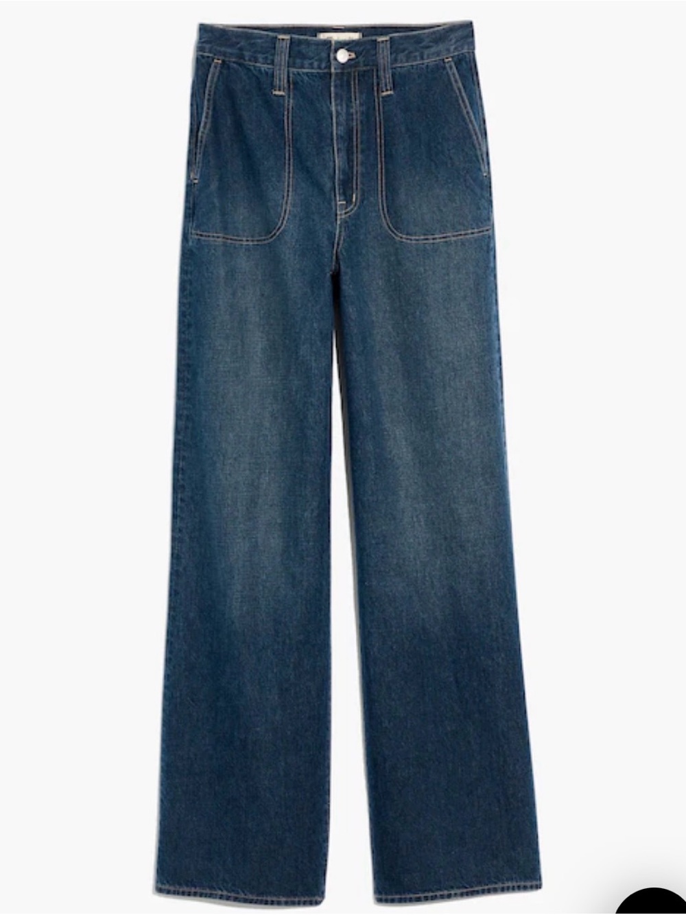 Madewell superwide leg in Elinwood wash